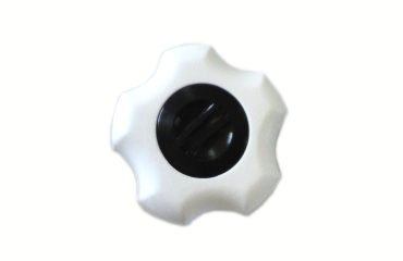 NEWフィットノブ(本体色＝白色)(ミリネジ用)
